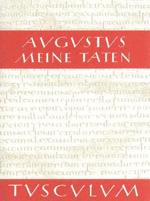 cover image of Meine Taten--Res gestae divi Augusti